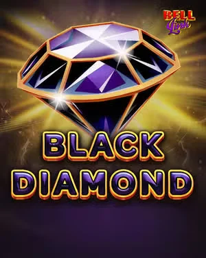 Capa do caça-níquel Black Diamond Bell Link com um diamante negro.